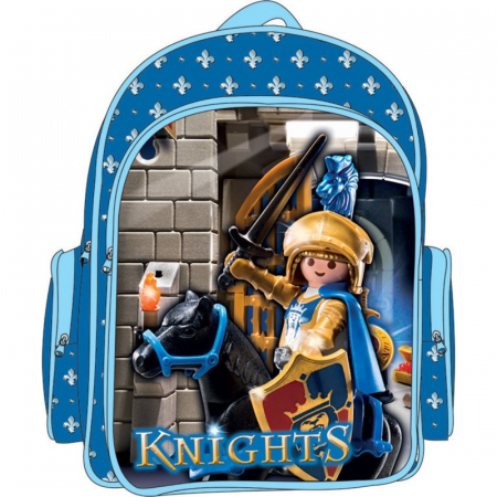 Ghiozdane - Ghiozdan Playmobil pentru gradinita - Cavaleri