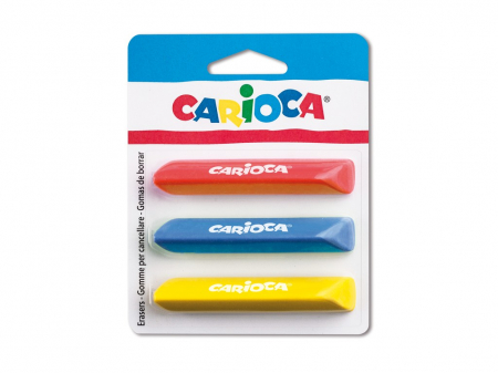Creioane Colorate - Guma de sters Trilong