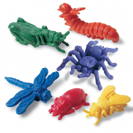 Insecte de gradina pentru numarat - set 72 buc [1]