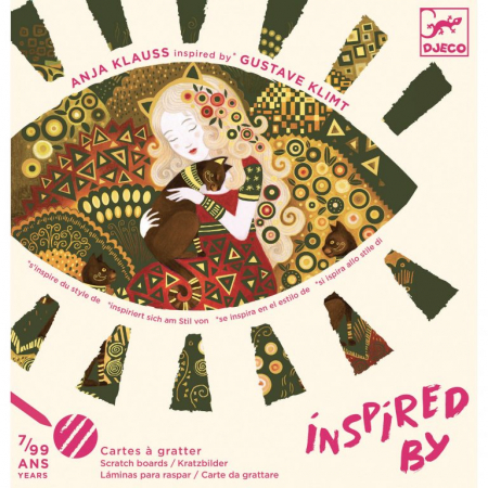 Vârstă - Inspired by Gustave Klimt, răzuit Zeițe aurite