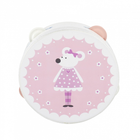 Idei de cadouri sub 100 de lei - Instrument muzical tamburina, Orange Tree Toys