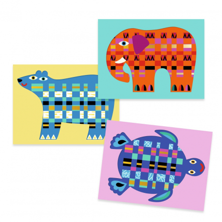 Joc creativ de tesut animalute, Djeco [4]