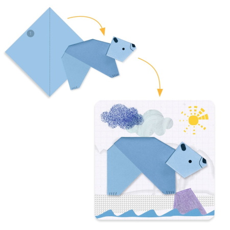 Joc creativ origami Jungla vesela, Djeco [1]