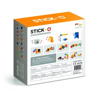 Joc cu magneți Stick-O, Set de construit vehicule, 26 piese [1]