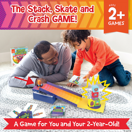 Joc distractiv de asociere si motricitate cu mostruleti haiosi, Crash Monsters [1]