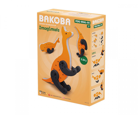 Joc de construit cu blocuri de spuma PengWhalOo, Bakoba [4]