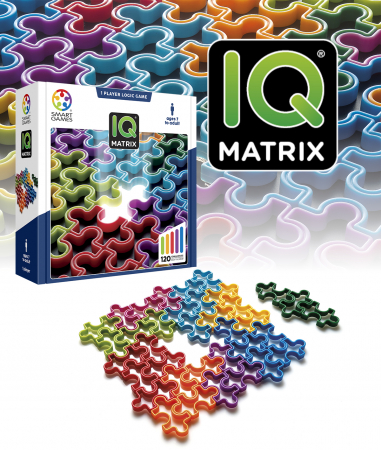 Jocuri educative - Joc de logica cu 120 de provocari, IQ Matrix, editie internationala