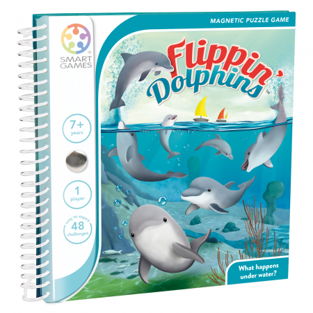 Cadouri 7 ani - Smart Games-Joc de logica, Flippin Dolphins