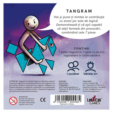 Joc de logica, Tangram magnetic [3]