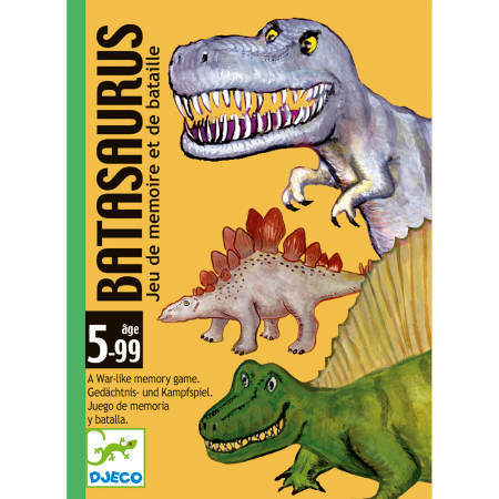 Jocuri de memorie pentru copii - Joc de memorie Djeco Batasaurus