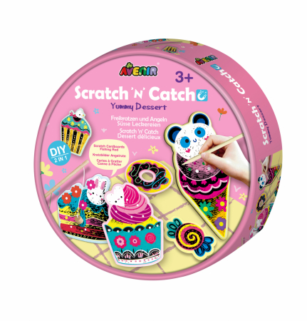 Jocuri creative - Joc de pescuit 2in1 razuibil - Scratch 'N' Catch-Desert delicios