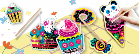 Joc de pescuit 2in1 razuibil - Scratch 'N' Catch-Desert delicios [1]