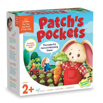 Jucării copii 3-4 ani - Joc de potrivire Buzunarele iepurasilor, Patch’s Pockets Color Matching Game