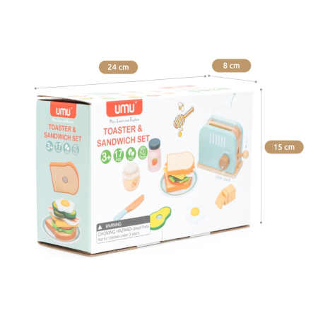 Joc de rol Invat sa prepar sandwich, UMU Toys [2]