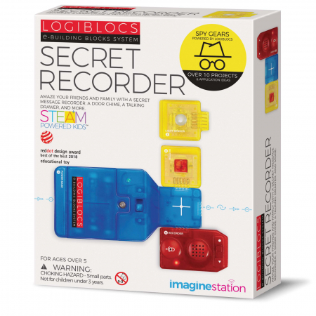 Jocuri educative pentru școală/grădiniță - Joc electronic Logiblocs - set Secret Recorder