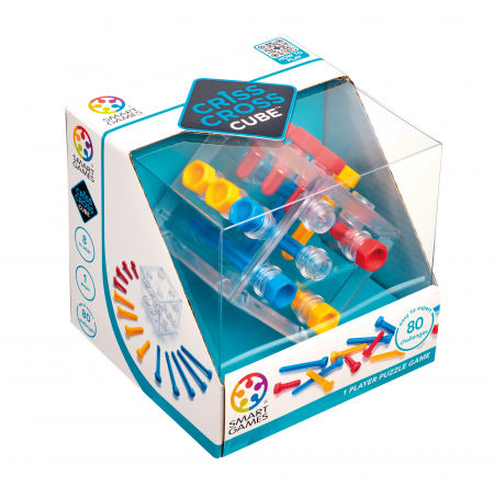 Cadouri 8 ani - Smart Games-Joc logic Criss Cross Cube