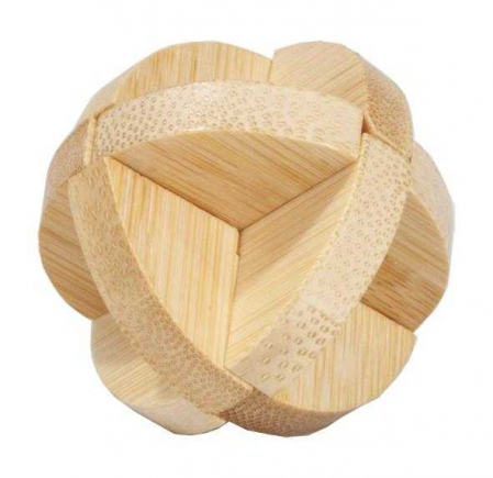Vârstă - Joc logic IQ din lemn bambus in cutie metalica-3