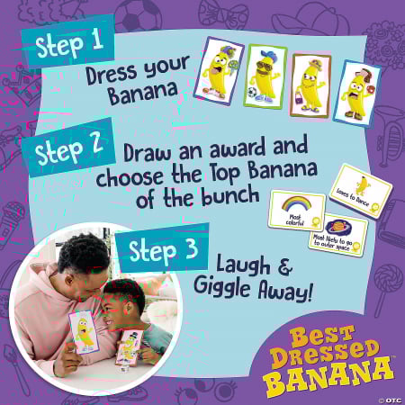 Joc magnetic Imbraca banana, Best dressed Banana [3]