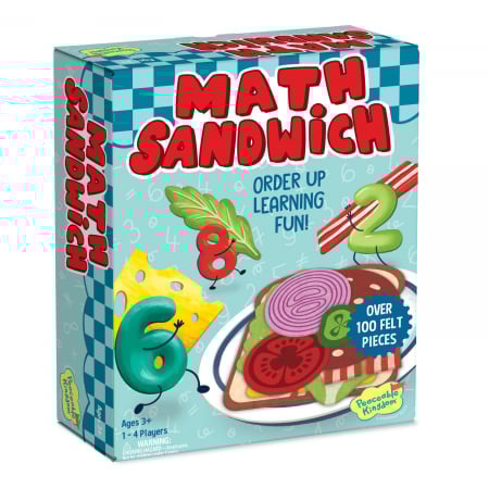 Jucării științifice și experimente - Joc matematic pentru prescolari, Math sandwich, Peaceable Kingdom