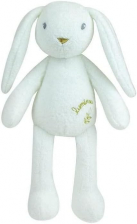 Jucarie Plus Jemini Fosforescenta 30cm Iepure Luminou Alb [1]