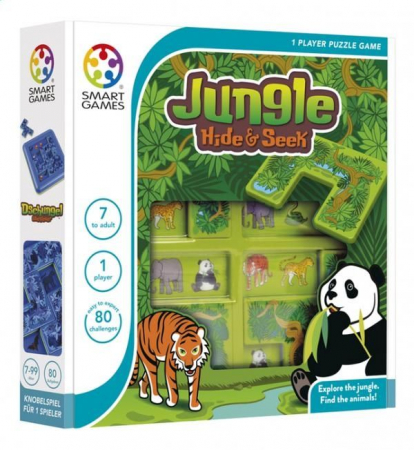 Cadouri 7 ani - Smart Games-Jungle - Hide & Seek - puzzle provocator