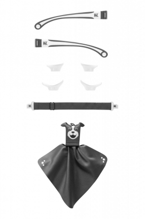 Articole plajă - Kit accesorii pentru ochelari de soare MOKKI Click&Change, negru