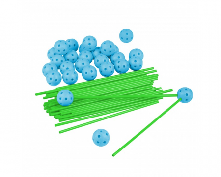 Kit constructie 3D - Cort pentru copii verde albastru, fosforescent in intuneric [4]
