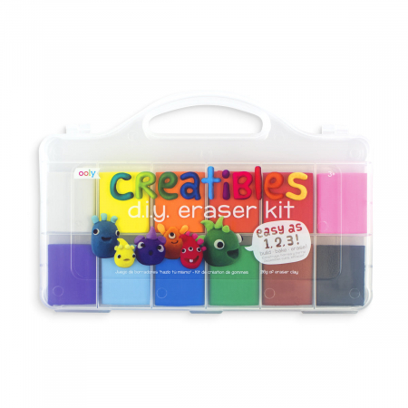 Idei de cadouri sub 100 de lei - Kit creativ DIY - creaza propriile gume de sters