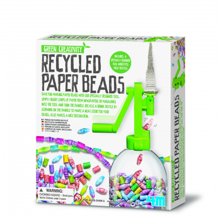 Vârstă - Kit creativ - Margele din hartie reciclata, Green Creativity