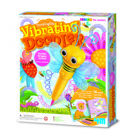 Jucării copii 7-8 ani - Kit creativ STEM - Creionul Vibrator, Thinking Kits