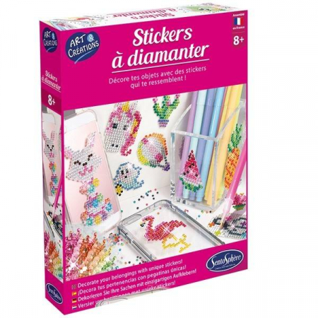 Jucării copii 7-8 ani - Kit creativ - Stickere cu "diamante"