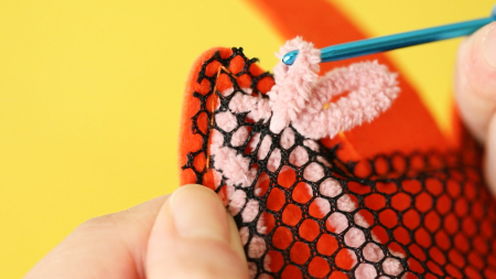 Kit DIY Loopie Fun -  Prima mea geanta de plus bucle, Ursulet [7]