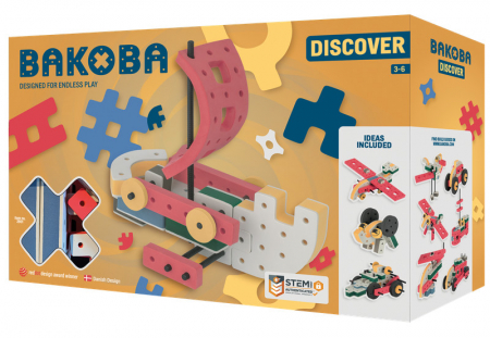 Jucării copii 5-6 ani - Kit STEM Discover, Bakoba