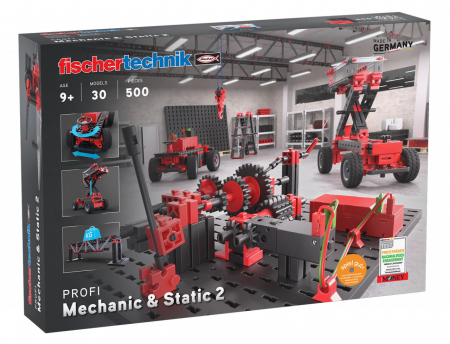 Jucării științifice și experimente - Kit STEM Mechanic & Static 2, Fischertechnik