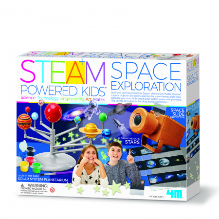 Jocuri educative pentru școală/grădiniță - Kit stiintific - Explorarea Spatiului, STEAM Kids