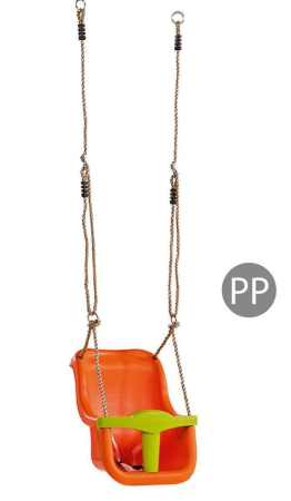 Leagan Baby Seat LUXE Culoare: Orange/Lime Green, franghie PP 10 [1]