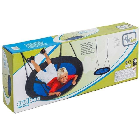 Leagan cuib swibee albastru/negru [2]