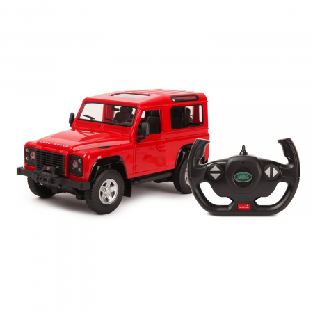 Mașinuțe și pistoale - land rover roșu