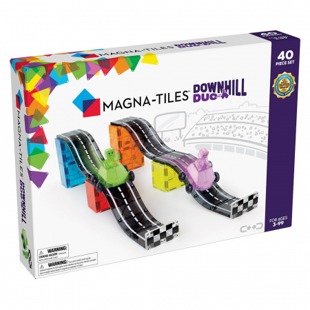 Jocuri magnetice - MAGNA-TILES Downhill Duo, set magnetic 40 piese