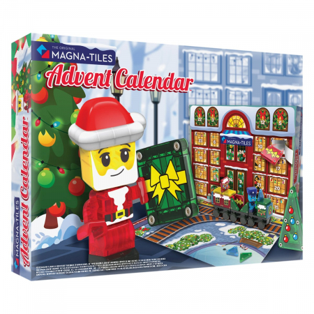 Jocuri educative - MAGNA-TILES MicroMAGS Advent Calendar