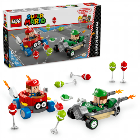 LEGO® -  Mario Kart™ – Baby Mario si Baby Luigi