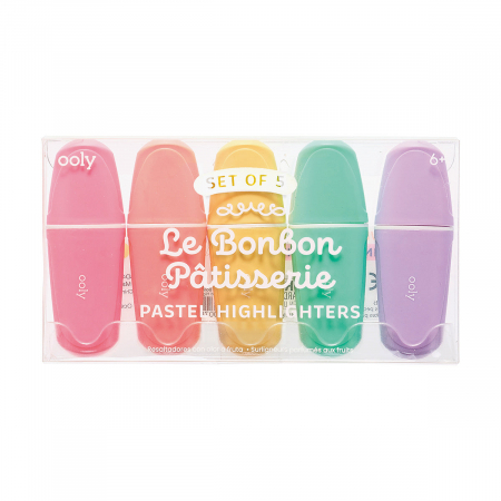 Carioci - Markere pastel Le BonBon Patisserie - Set de 5