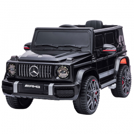 Mașinuțe și motociclete electrice - Masinuta electrica Chipolino Mercedes Benz G63 AMG black