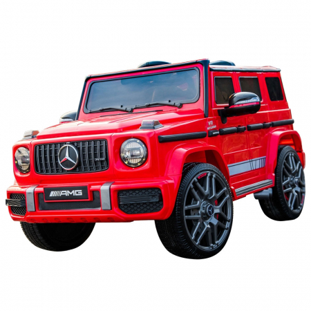 Mașinuțe și motociclete electrice - Masinuta electrica Chipolino Mercedes Benz G63 AMG red