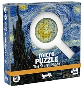 Jucării copii 10+ - Micro puzzle Noaptea înstelată Van Gogh