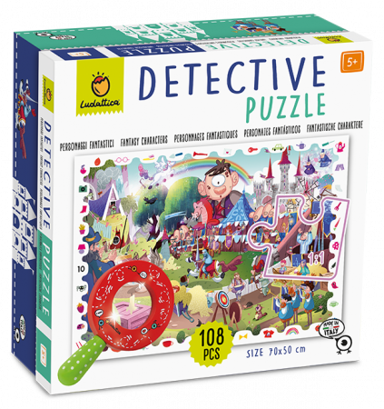 Puzzle - Micul Detectiv - Personaje fantastice