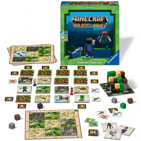 Minecraft Builders and Biomes, joc de societate Ravensburger [1]