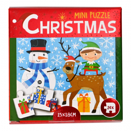Puzzle-uri - WinsHolland-Mini puzzle Craciun - Om de zapada