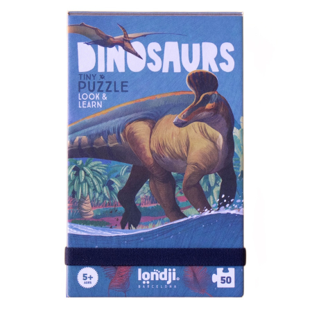 Jocuri educative - Mini puzzle Dinozauri, Londji