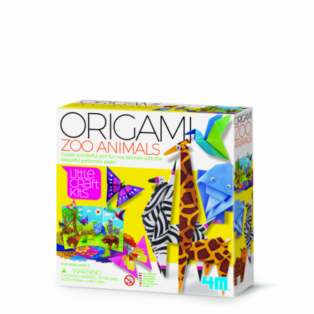 Art & Craft - Mini set creativ - Origami Animale Zoo, LittleCraft